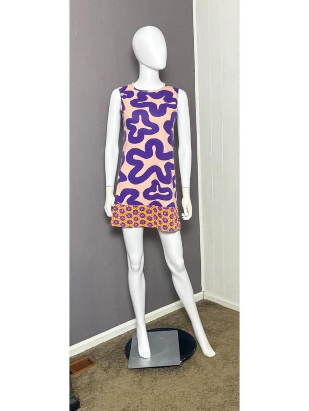 1990's Wild & Lethal Trash Walter Van Beirendonck Squiggle Minidress Antwerp Six